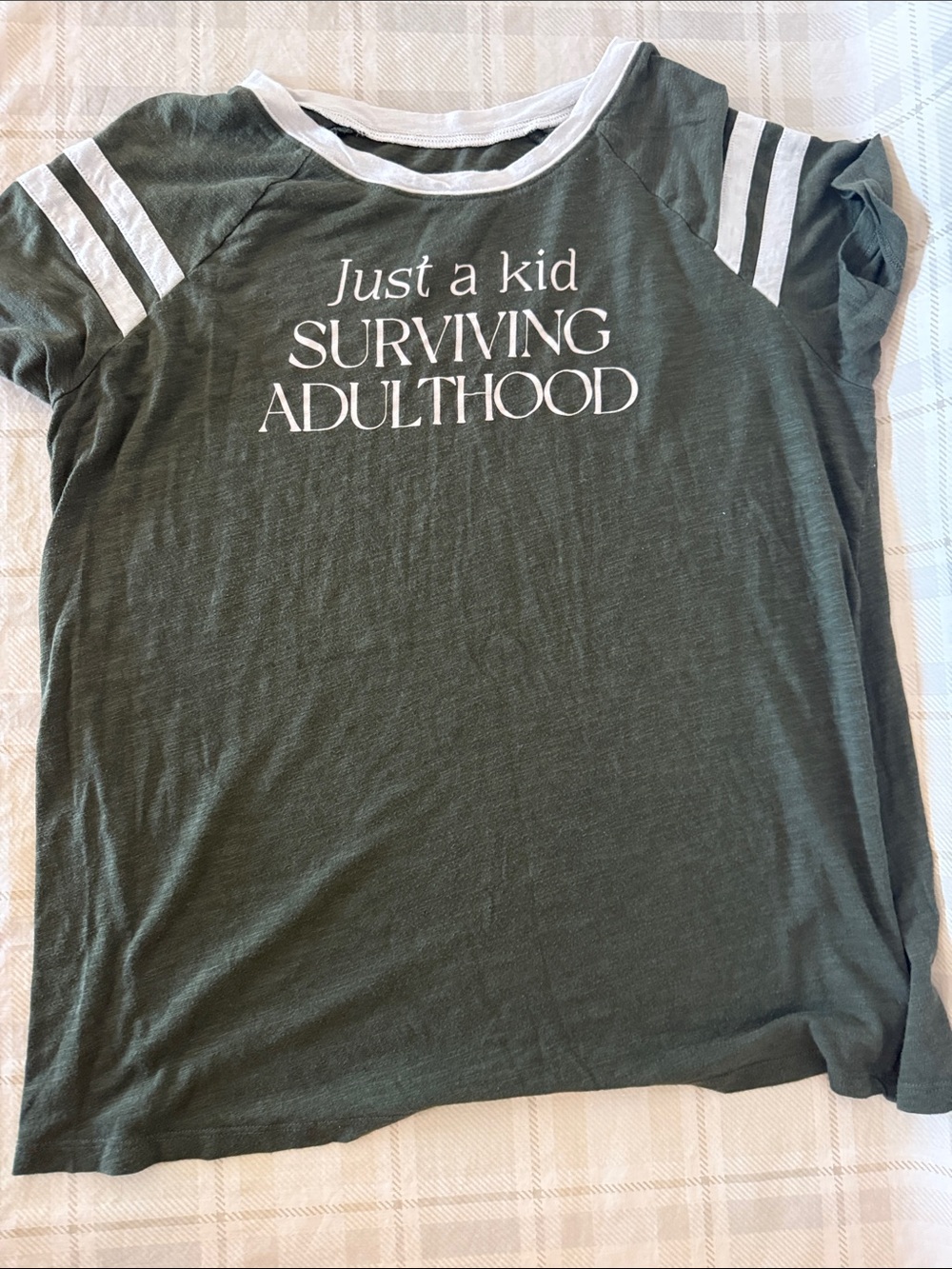 Torrid Green 'Just a Kid Surviving Adulthood' Graphic Tee